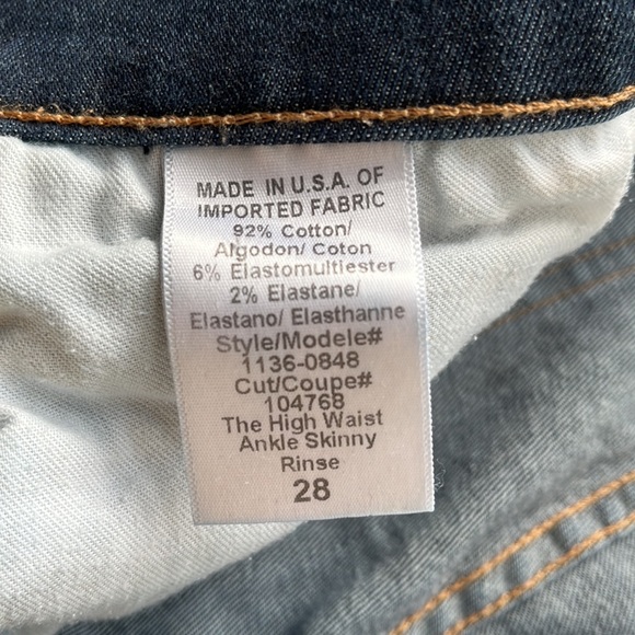 Current/Elliott Waist Ankle Jean, 28 (27 actual) - Picture 5 of 14